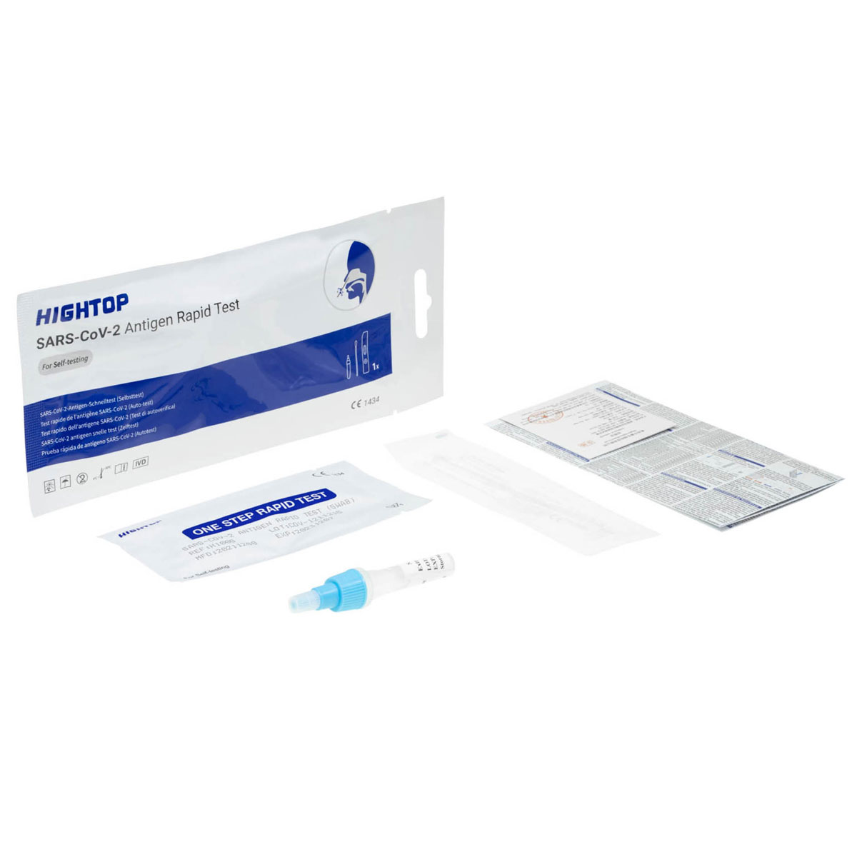 SARS-CoV-2 Rapid Test für die Eigenanwendung (CE 1434) – LoD* von 8! - einzeln verpackt SARS-CoV-2 Rapid Test für die Eigenanwendung (CE 1434) – LoD* von 8! - einzeln verpackt