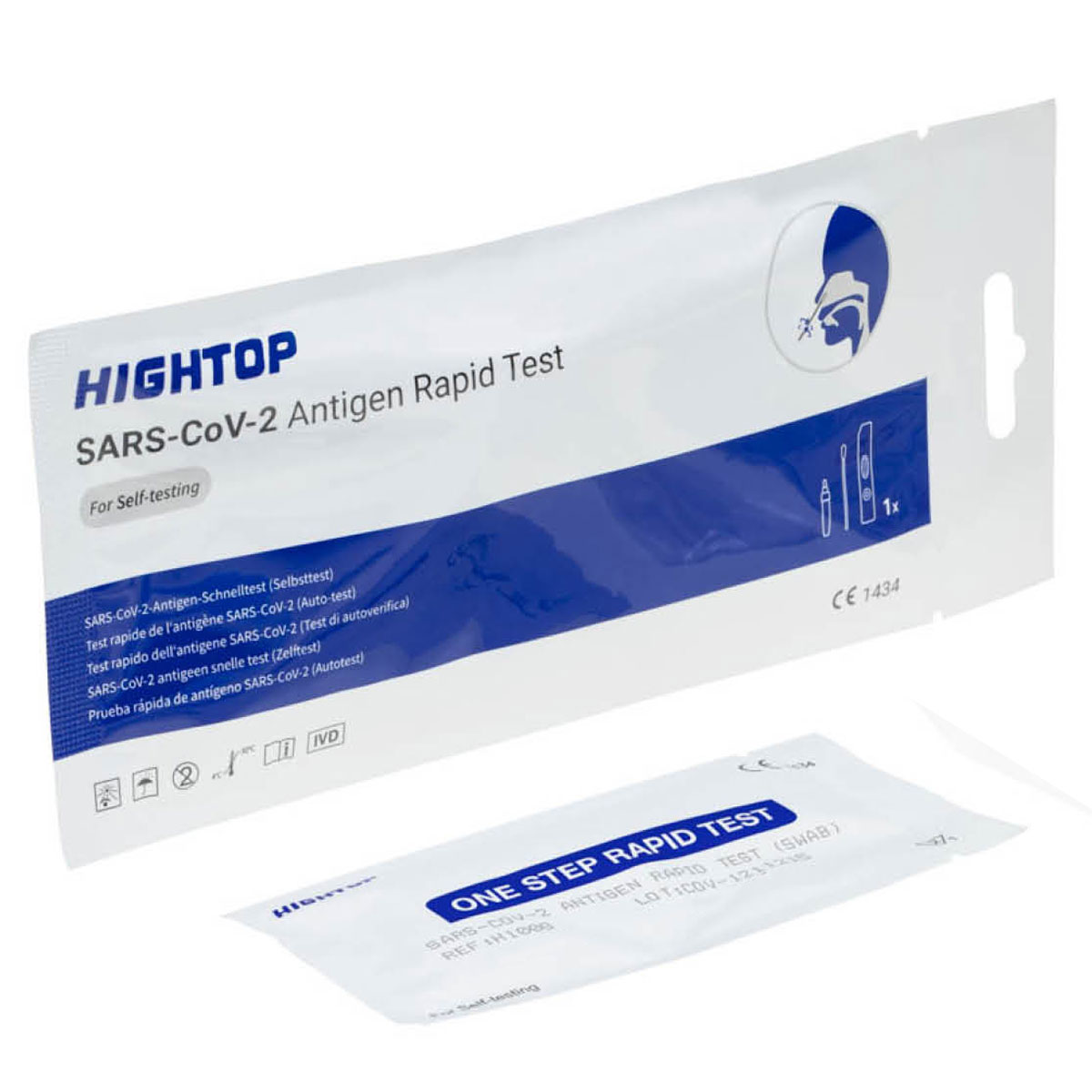 SARS-CoV-2 Rapid Test für die Eigenanwendung (CE 1434) – LoD* von 8! - einzeln verpackt SARS-CoV-2 Rapid Test für die Eigenanwendung (CE 1434) – LoD* von 8! - einzeln verpackt